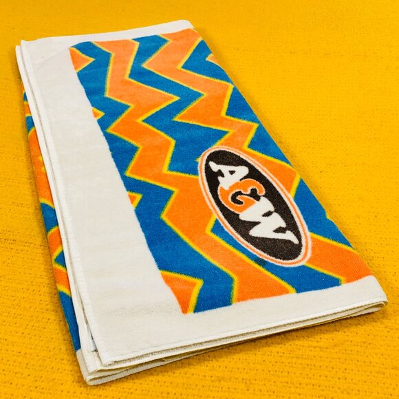 Vintage 90s A&W Advertising Promo Bath Towel 31"x55" -SINGLE (1B) - All Cotton - Picture 8 of 12